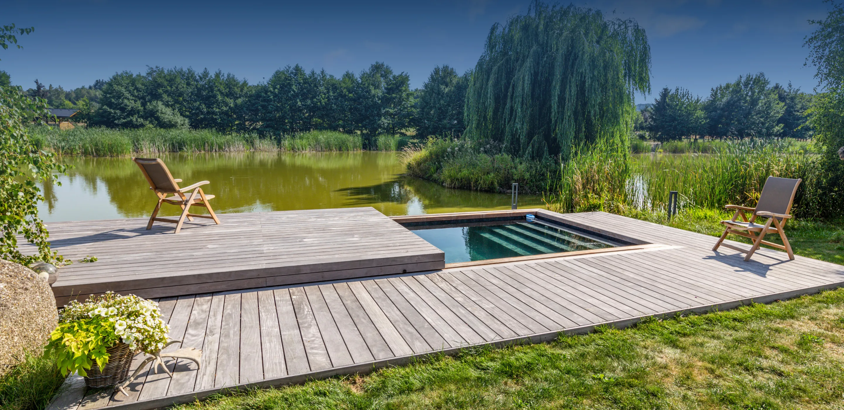 designové zastřešení bazénů